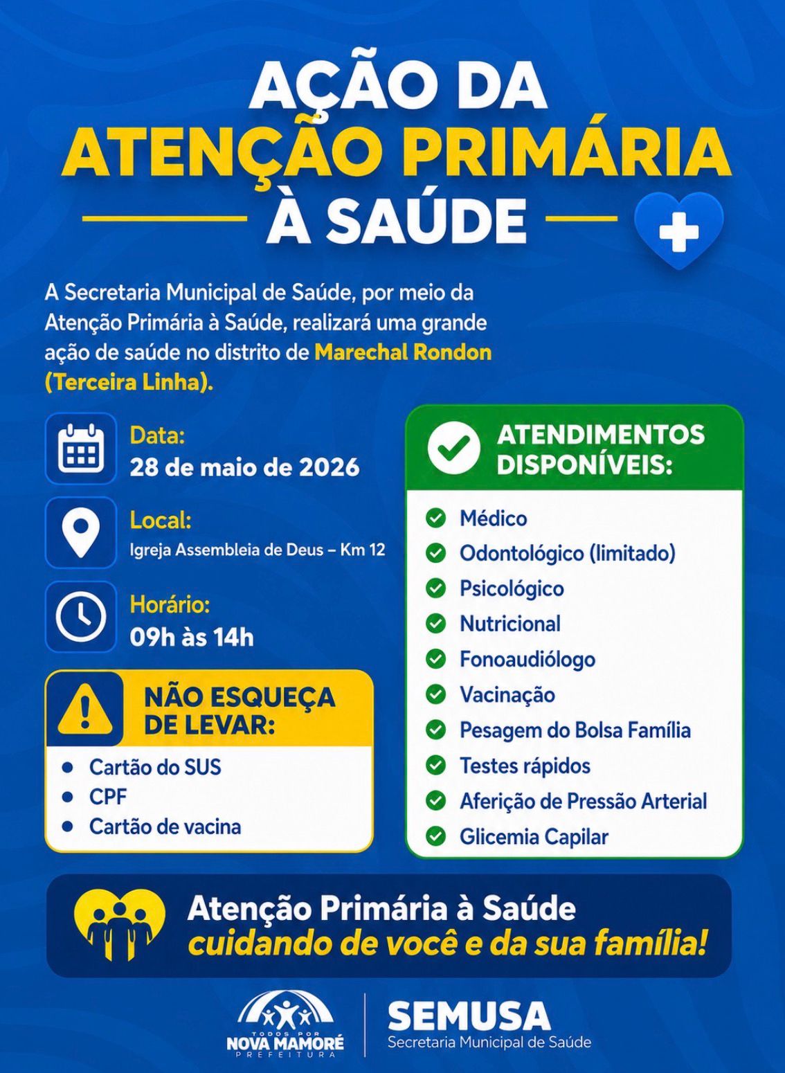 Ação da Atenção Primária à Saúde