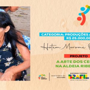 Arte dos Cestos na Aldeia Ribeirão
