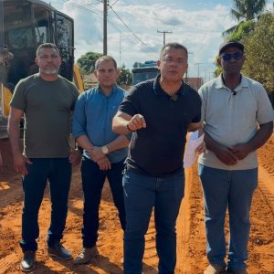 Prefeito Marcélio Brasileiro anuncia início da pavimentação asfáltica em Nova Dimensão