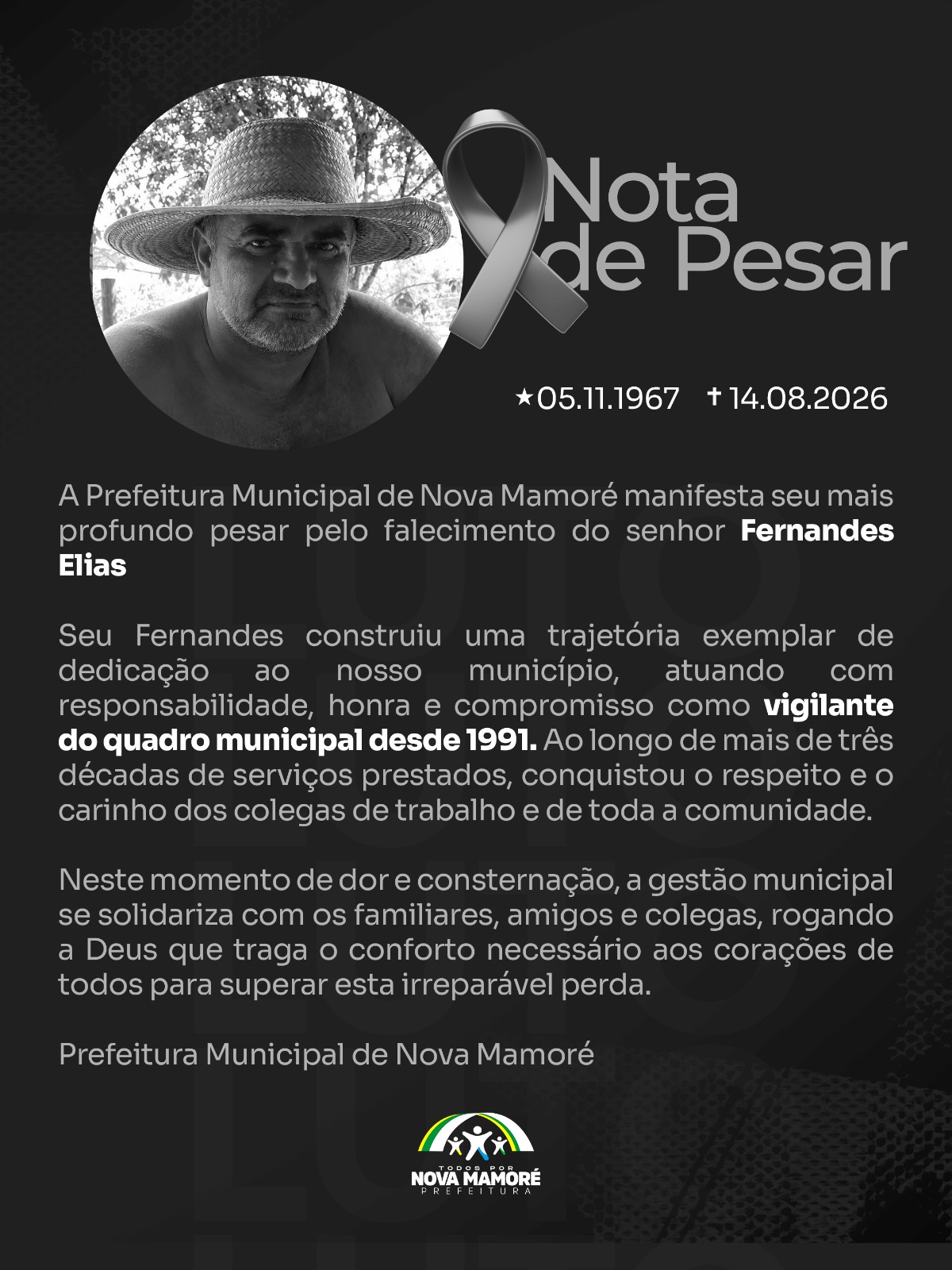 Nota de Pesar