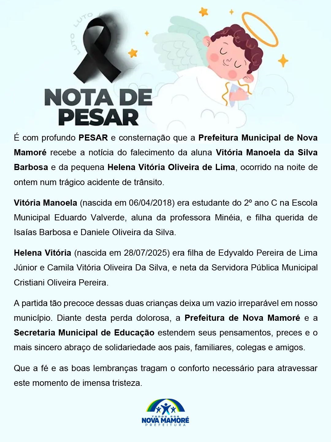 Nota de Pesar