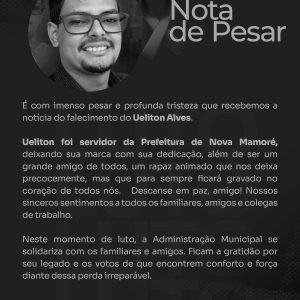 Nota de pesar
